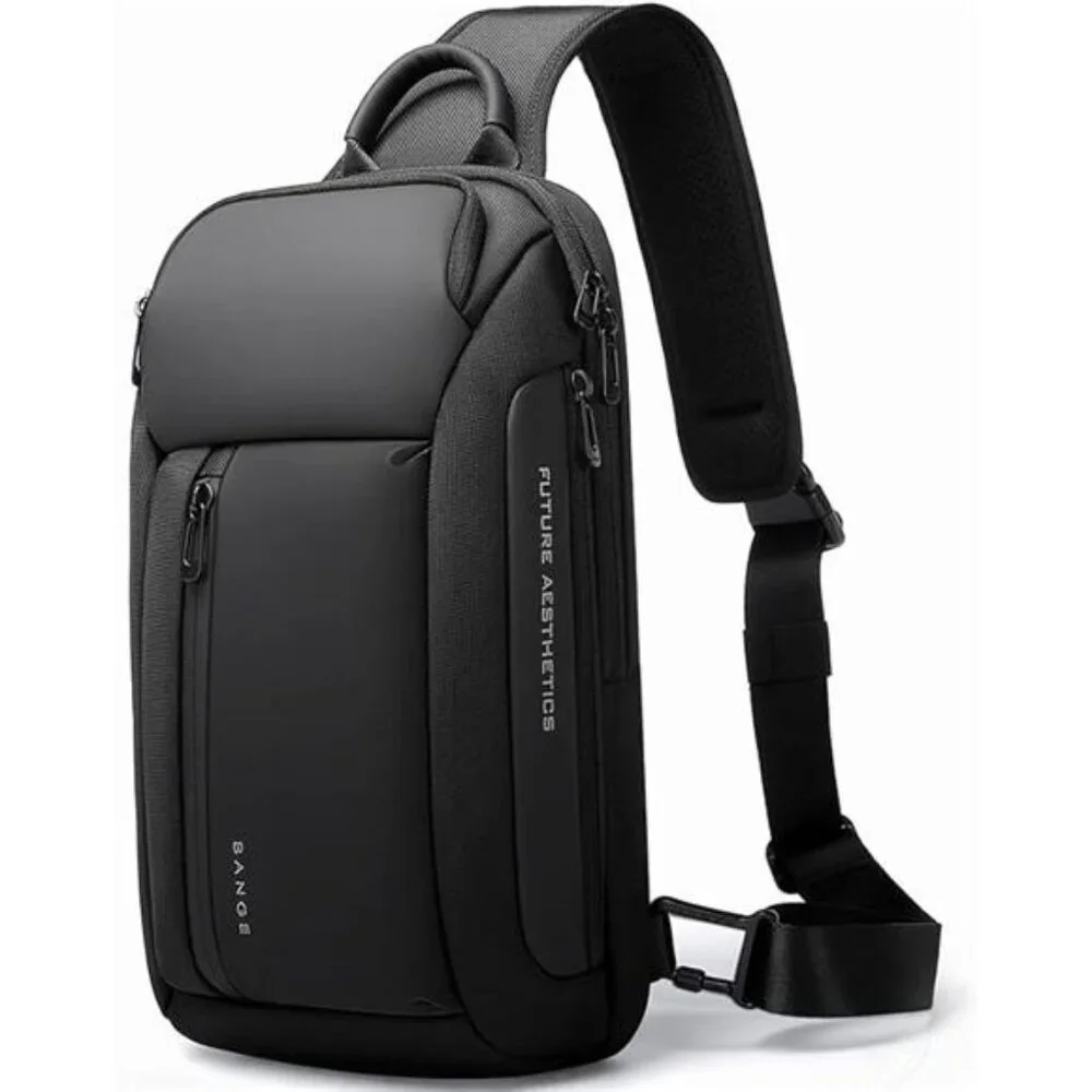 Mens Crossbody Backpack Waterproof Sling Shoulder Bag Travel Hiking Daily